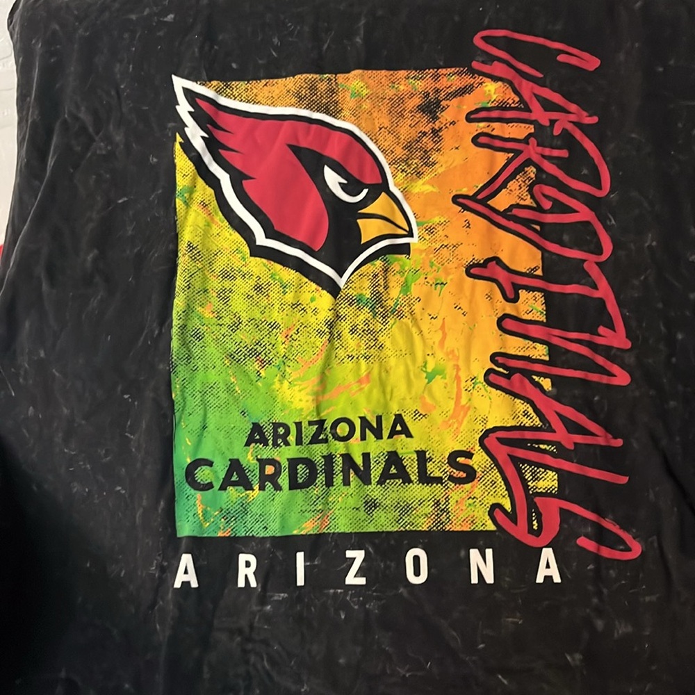 🤑🤑 NFL Arizona Cardinals New Era Washed Script T-Shirt Size 3XL NWT